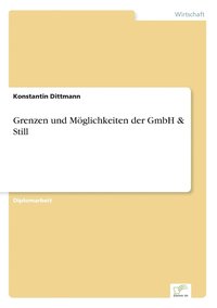 bokomslag Grenzen und Moeglichkeiten der GmbH & Still