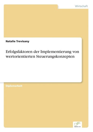 bokomslag Erfolgsfaktoren der Implementierung von wertorientierten Steuerungskonzepten