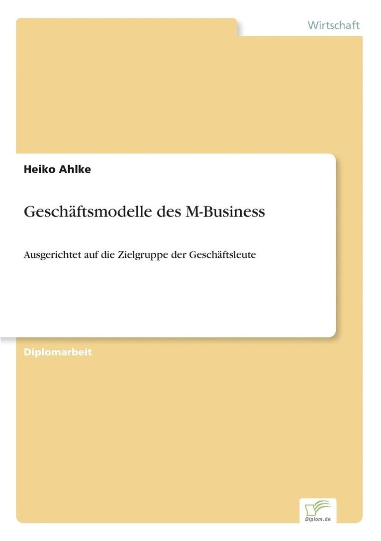 Geschftsmodelle des M-Business 1