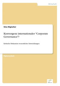 bokomslag Konvergenz internationaler 'Corporate Governance'?