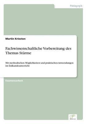 bokomslag Fachwissenschaftliche Vorbereitung des Themas Strme