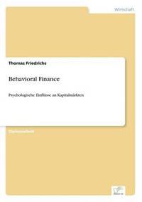 bokomslag Behavioral Finance