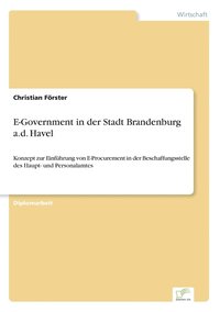 bokomslag E-Government in der Stadt Brandenburg a.d. Havel