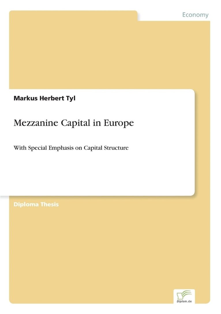Mezzanine Capital in Europe 1
