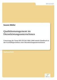 bokomslag Qualitätsmanagement im Dienstleistungsunternehmen