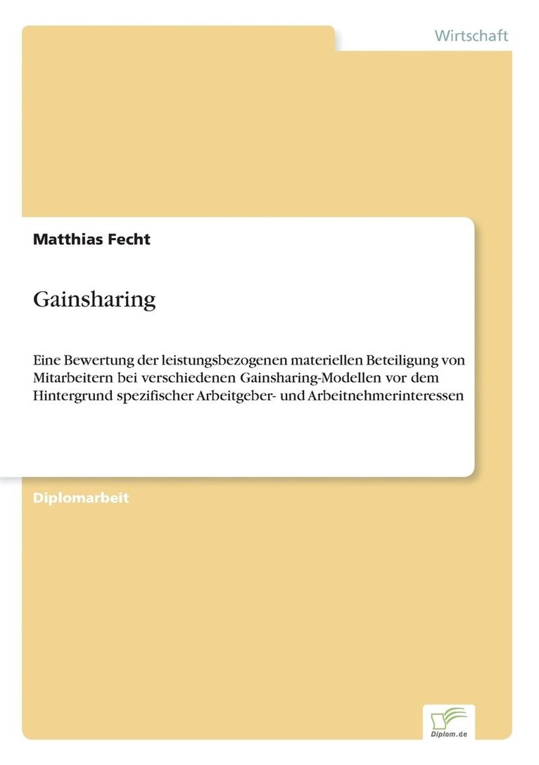 Gainsharing 1