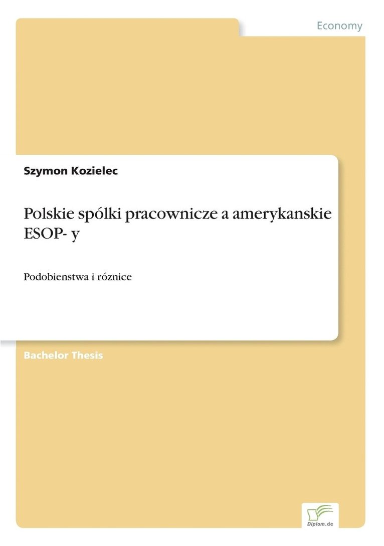 Polskie splki pracownicze a amerykanskie ESOP- y 1