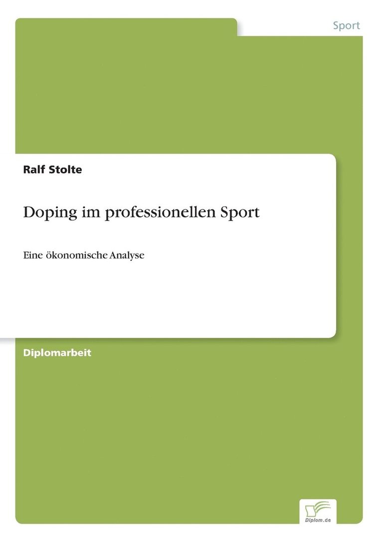 Doping im professionellen Sport 1