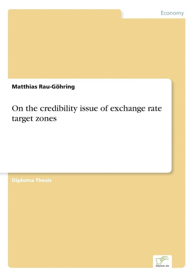 On the credibility issue of exchange rate target zones 1