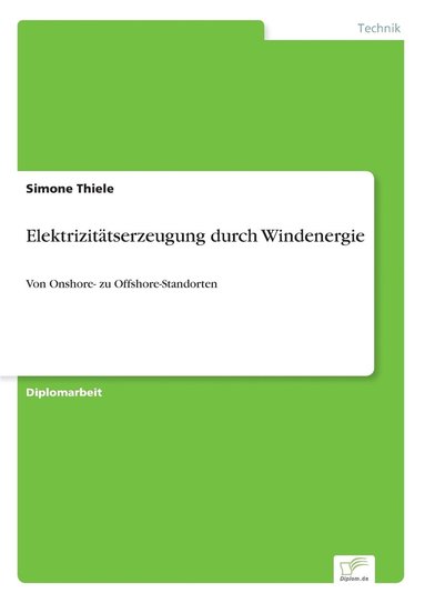 bokomslag Elektrizittserzeugung durch Windenergie