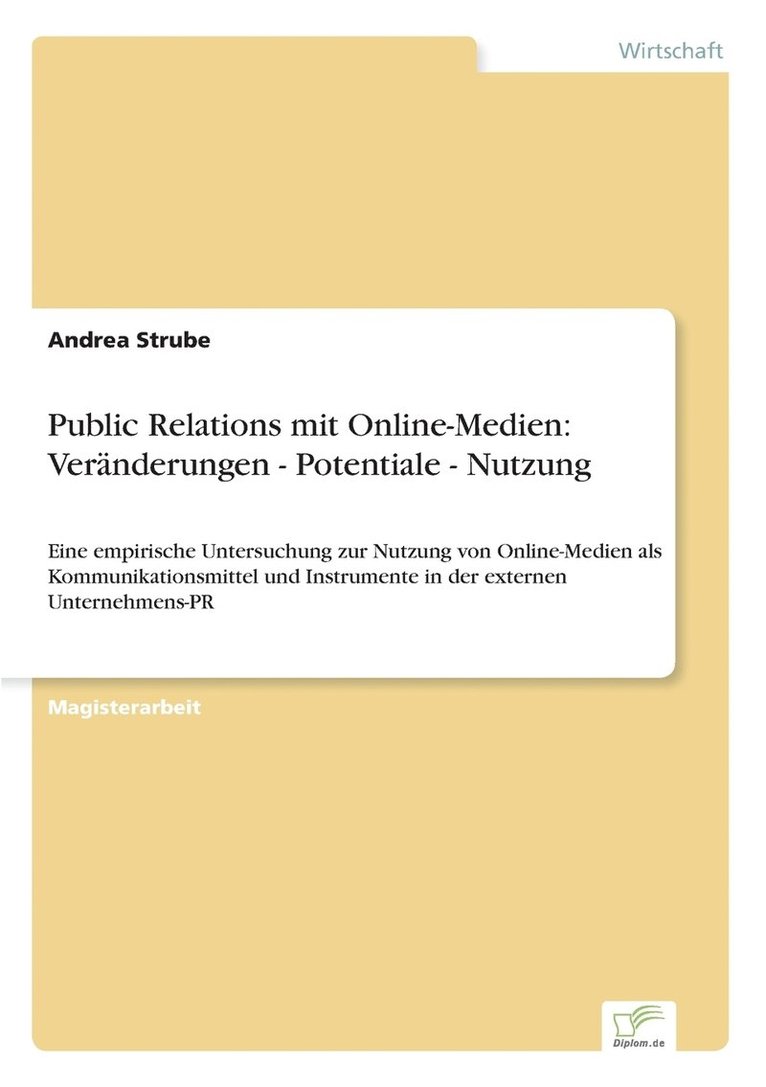 Public Relations mit Online-Medien 1