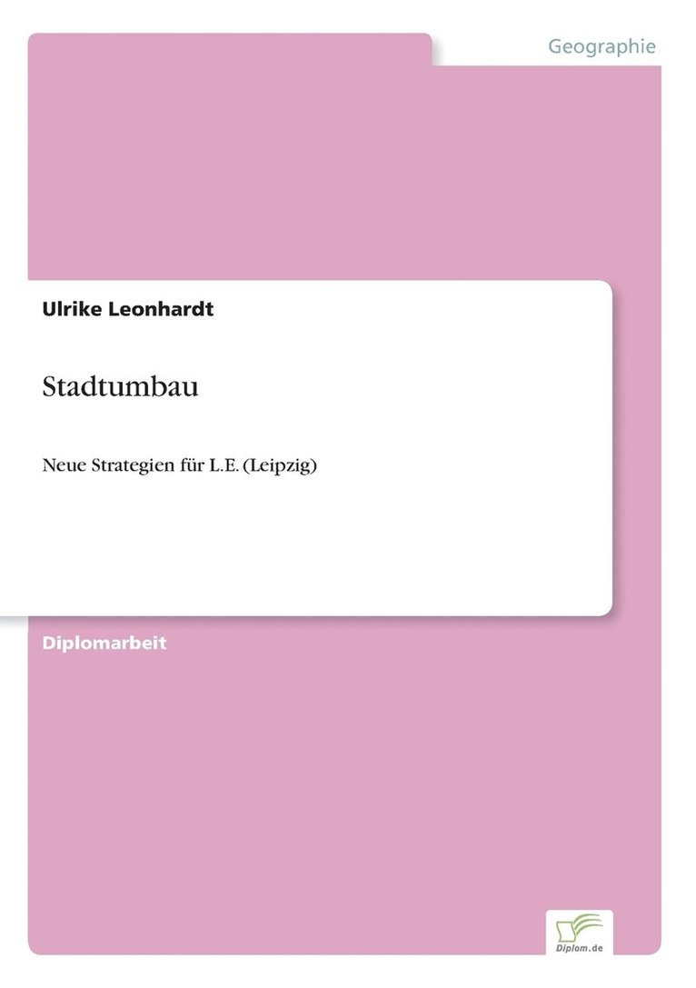 Ulrike Leonhardt - Stadtumbau, Häftad