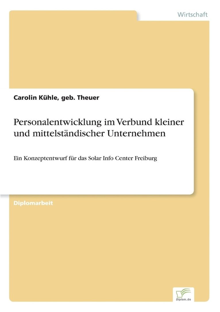 Personalentwicklung im Verbund kleiner und mittelständischer Unternehmen
