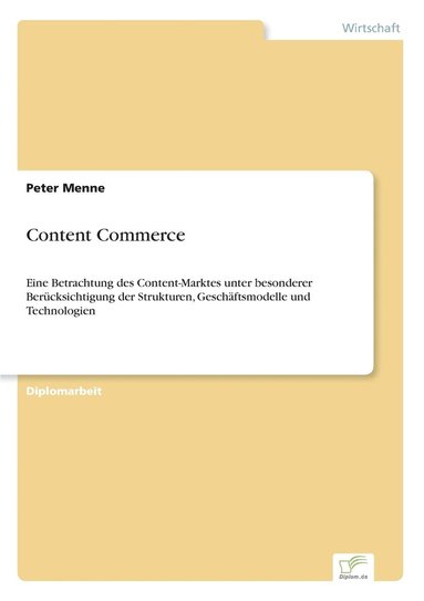 bokomslag Content Commerce