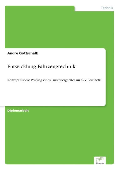 bokomslag Entwicklung Fahrzeugtechnik