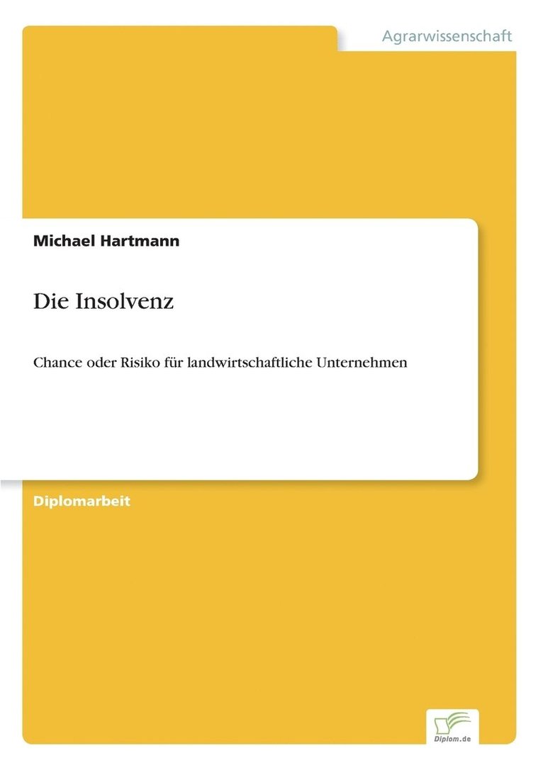 Die Insolvenz 1