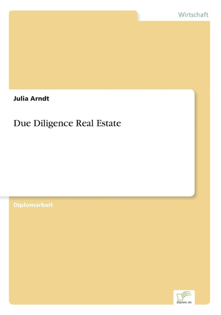 Due Diligence Real Estate 1