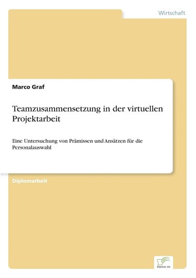 bokomslag Teamzusammensetzung in der virtuellen Projektarbeit