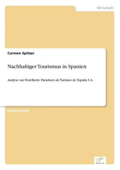 bokomslag Nachhaltiger Tourismus in Spanien