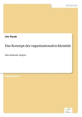 bokomslag Konzept der organisationalen Identität