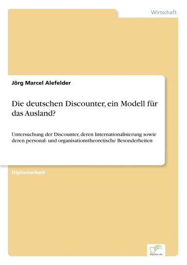 bokomslag Die deutschen Discounter, ein Modell fr das Ausland?