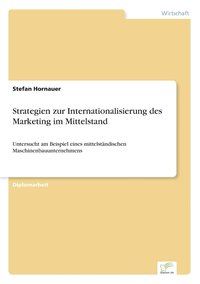 bokomslag Strategien zur Internationalisierung des Marketing im Mittelstand