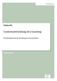 bokomslag Contententwicklung im e-Learning