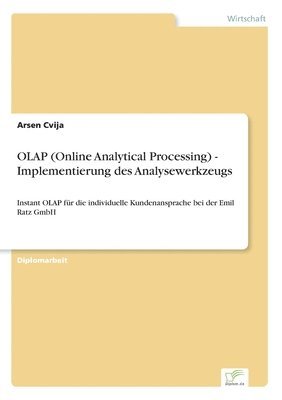 Arsen Cvija - OLAP (Online Analytical Processing) - Implementierung des Analysewerkzeugs, Häftad