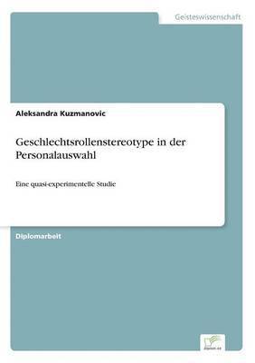 bokomslag Geschlechtsrollenstereotype in der Personalauswahl