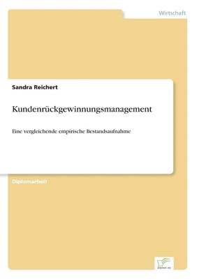 bokomslag Kundenrückgewinnungsmanagement