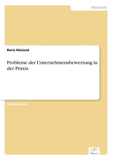 bokomslag Probleme der Unternehmensbewertung in der Praxis