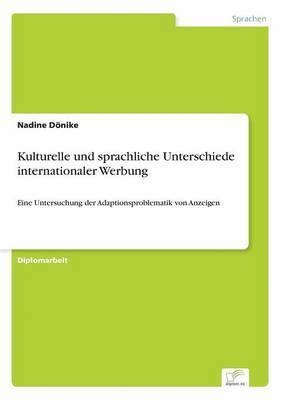 Kulturelle und sprachliche Unterschiede internationaler Werbung 1