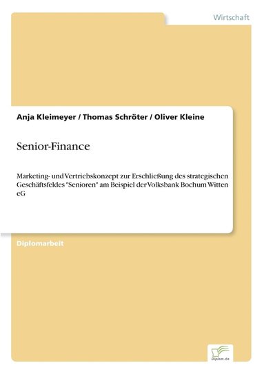 bokomslag Senior-Finance