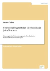bokomslag Schlsselerfolgsfaktoren internationaler Joint Ventures