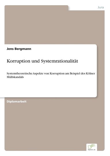 bokomslag Korruption und Systemrationalitt