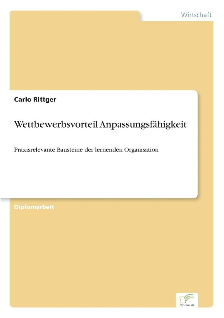 Wettbewerbsvorteil Anpassungsfhigkeit 1