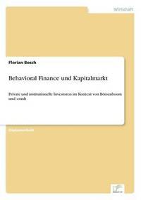 bokomslag Behavioral Finance und Kapitalmarkt
