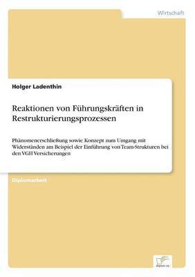 bokomslag Reaktionen von Führungskräften in Restrukturierungsprozessen