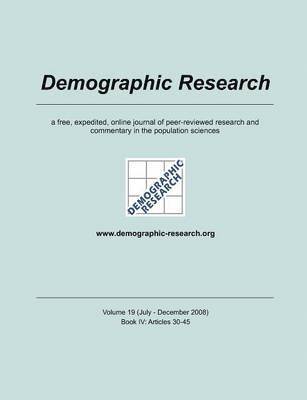 Demographic Research Volume 19 Book 4 1