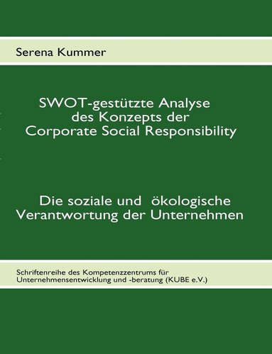 bokomslag SWOT-gestützte Analyse des Konzepts der Corporate Social Responsibility