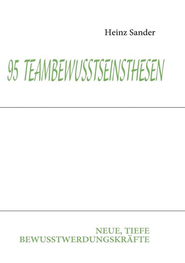 bokomslag 95 Teambewusstseinsthesen