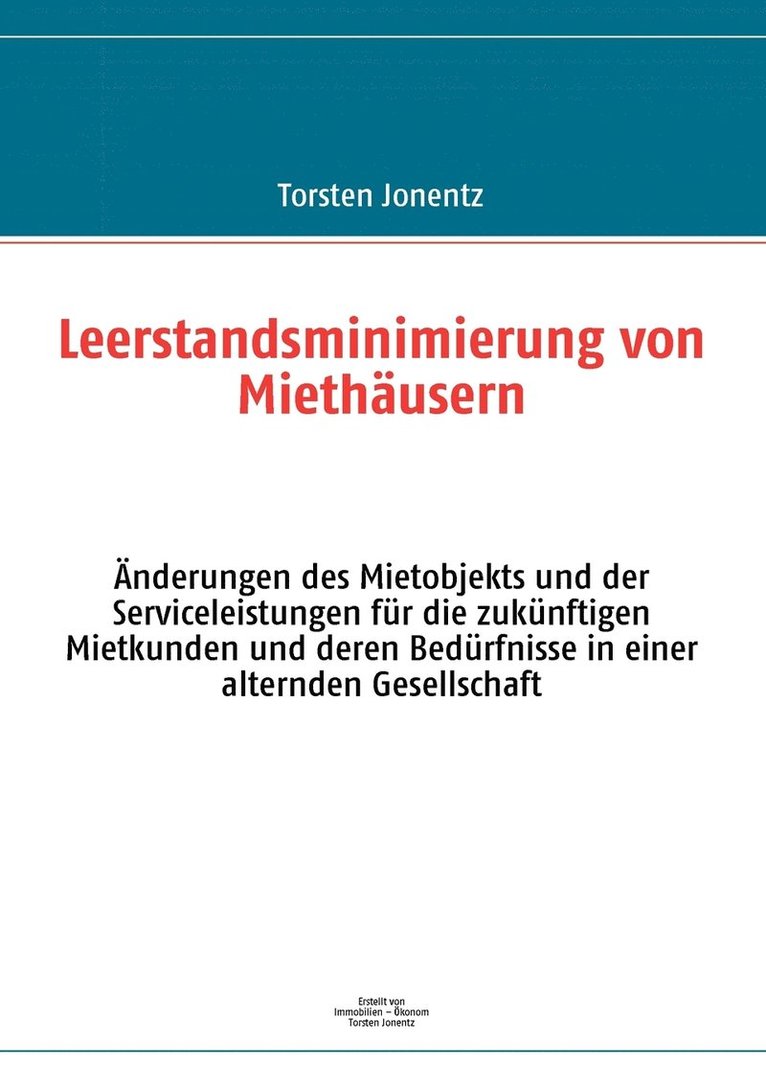 Leerstandsminimierung von Miethausern 1