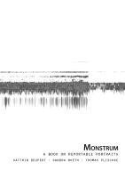 Kattrin Deufert, Thomas Plischke, Sandra Noeth - Monstrum, Häftad
