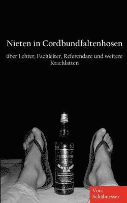 Nieten in Cordbundfaltenhosen