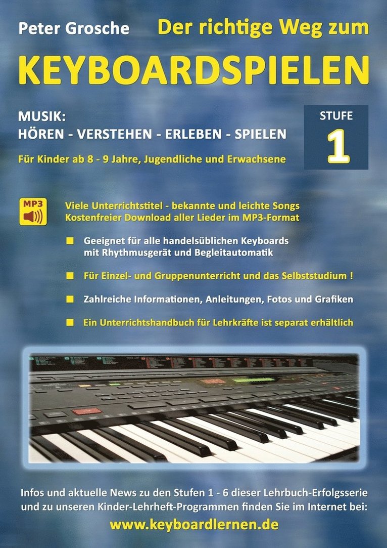 richtige Weg zum Keyboardspielen (Stufe 1)
