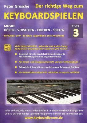 bokomslag Der richtige Weg zum Keyboardspielen (Stufe 3)