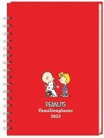 bokomslag Peanuts Familienplaner-Buch A5 2023