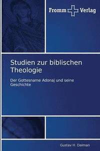 bokomslag Studien zur biblischen Theologie
