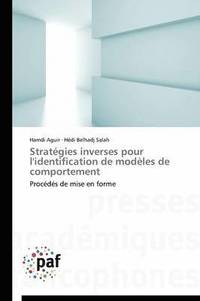 bokomslag Stratégies Inverses Pour l'Identification de Modèles de Comportement