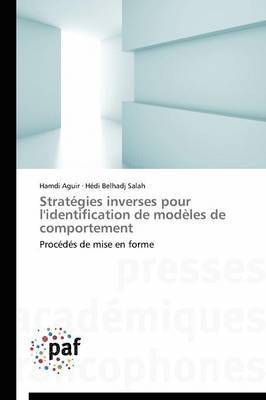 bokomslag Stratégies Inverses Pour l'Identification de Modèles de Comportement